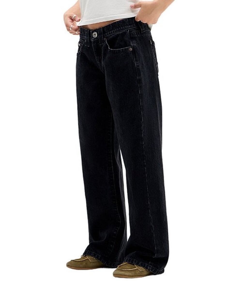 BDG URBAN OUTFITTERS Kayla Low Rise Low Rider Jeans Black 25W 32L